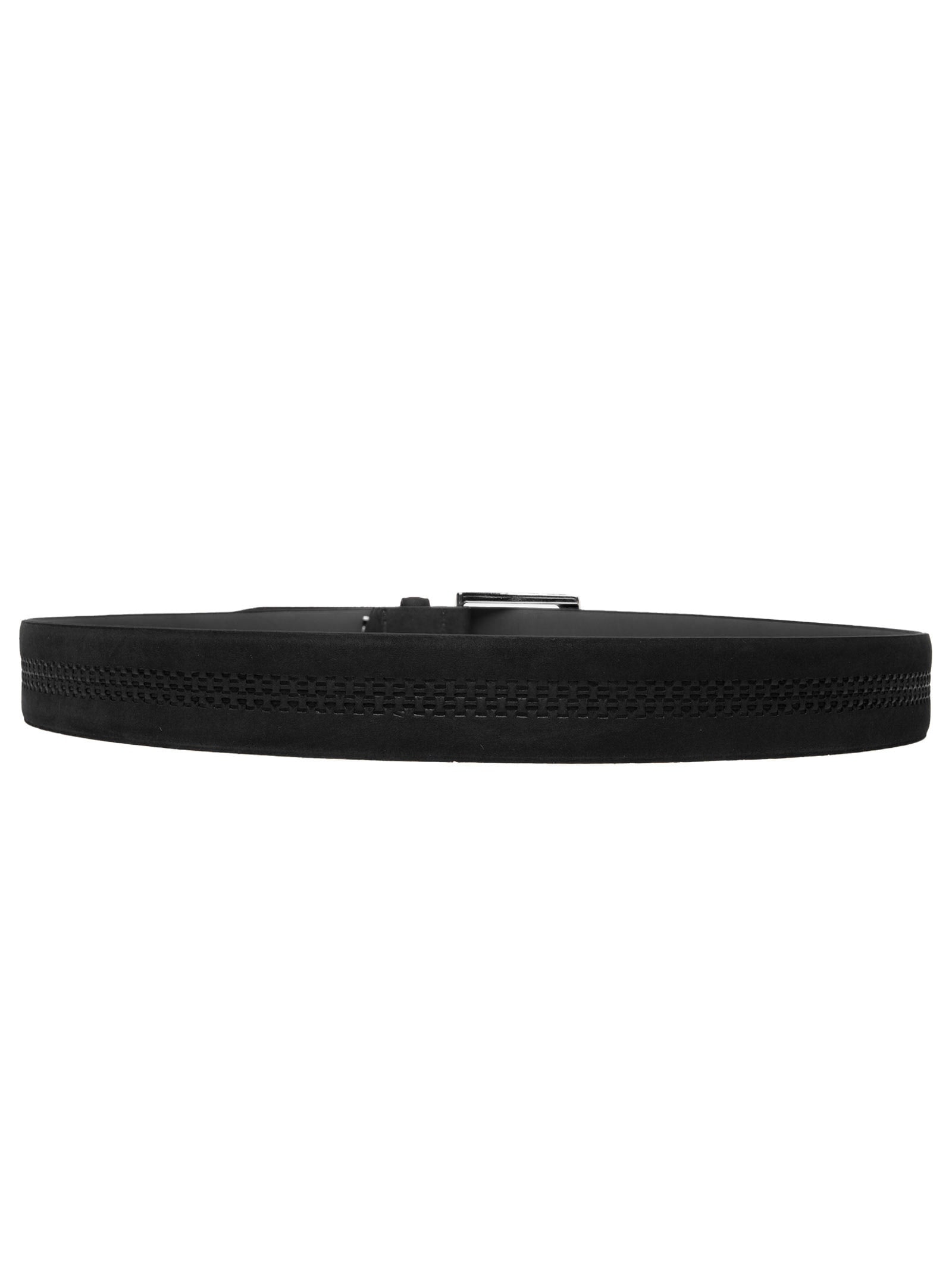 Cinto Masculino Casual Em Camurça Preto '2 Essential