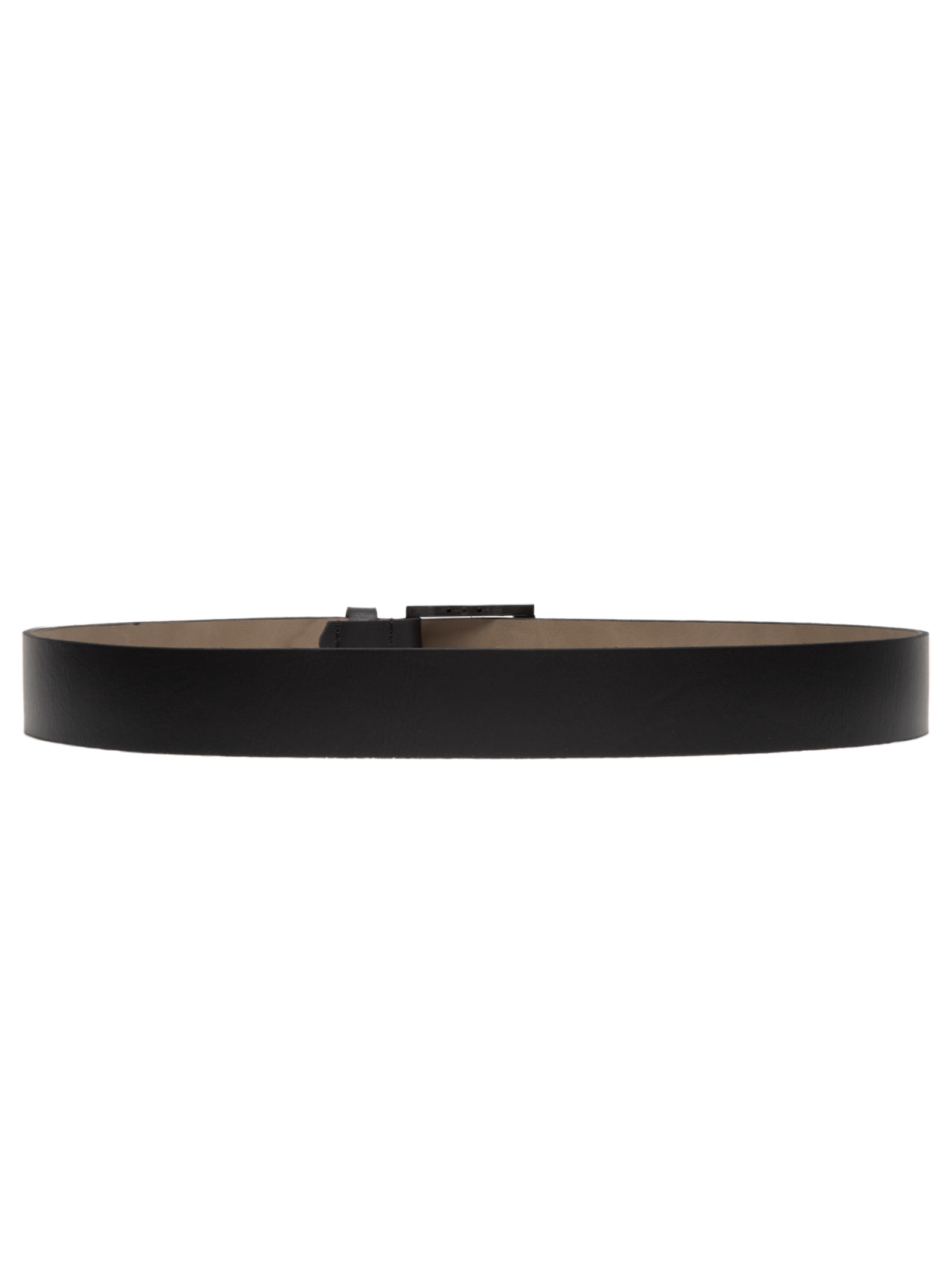 Cinto Masculino Casual Em Couro Legítimo Preto '2 Essential