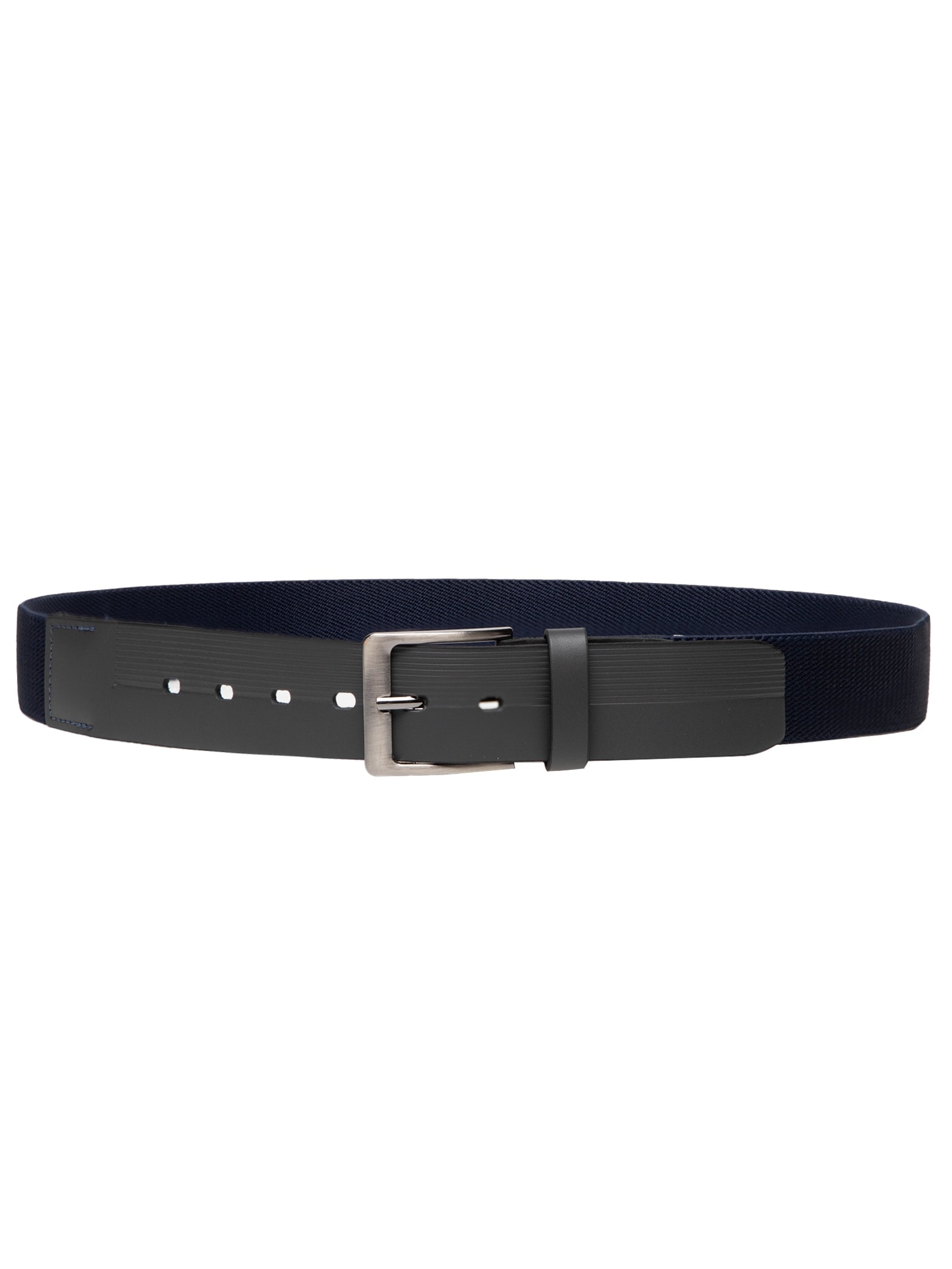 Cinto Masculino Com Textura Em Couro Legítimo Azul '2 Essential