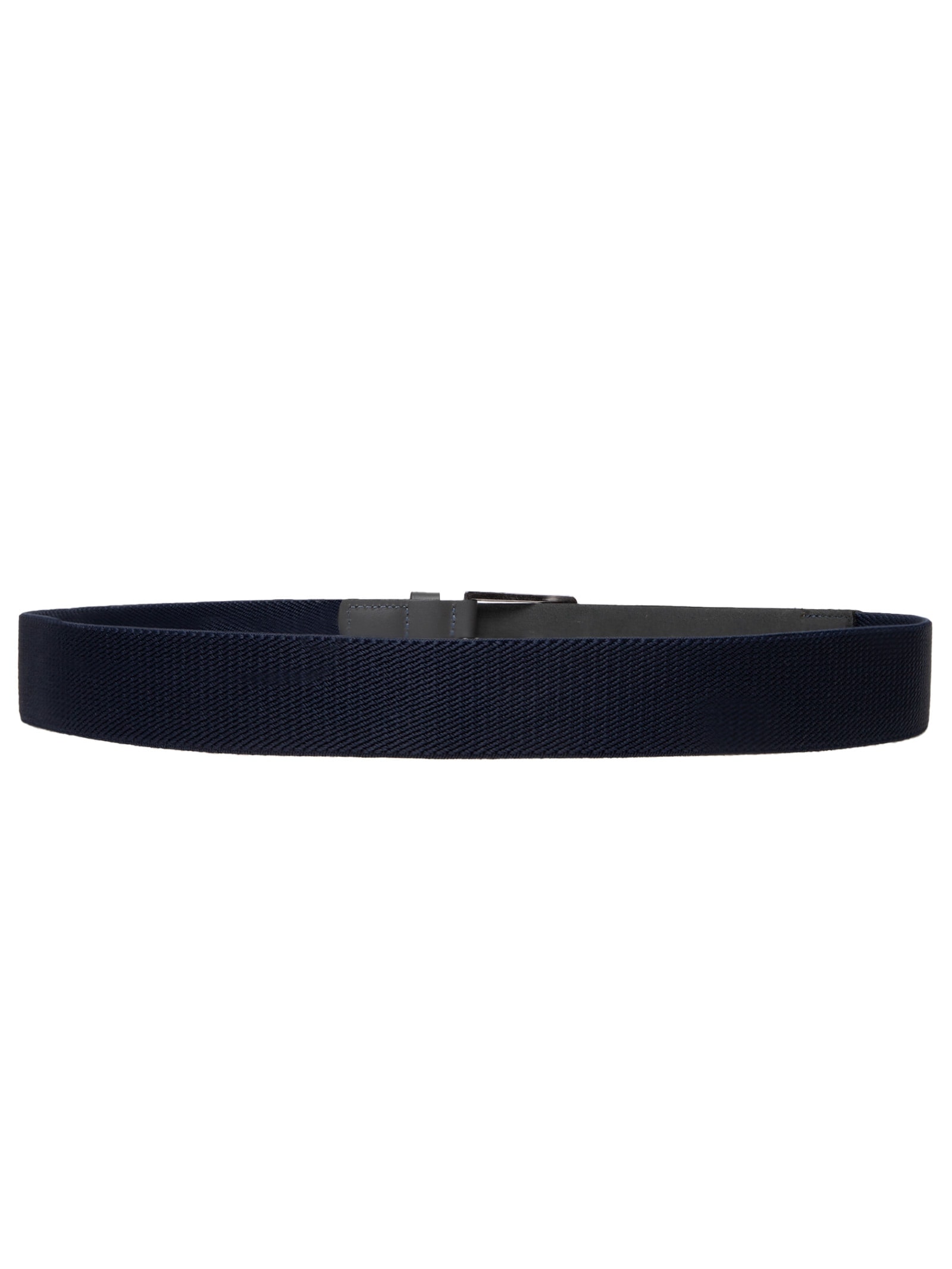 Cinto Masculino Com Textura Em Couro Legítimo Azul '2 Essential