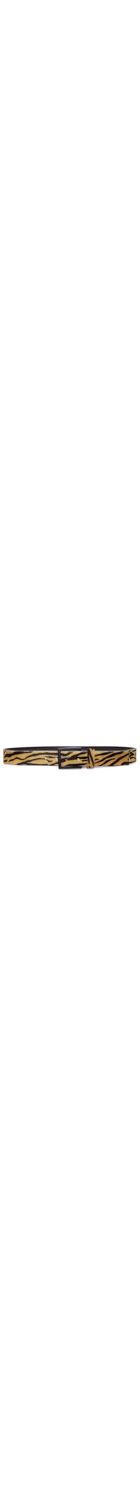 Cinto Masculino Couro Pelo Zebra - Animal Print