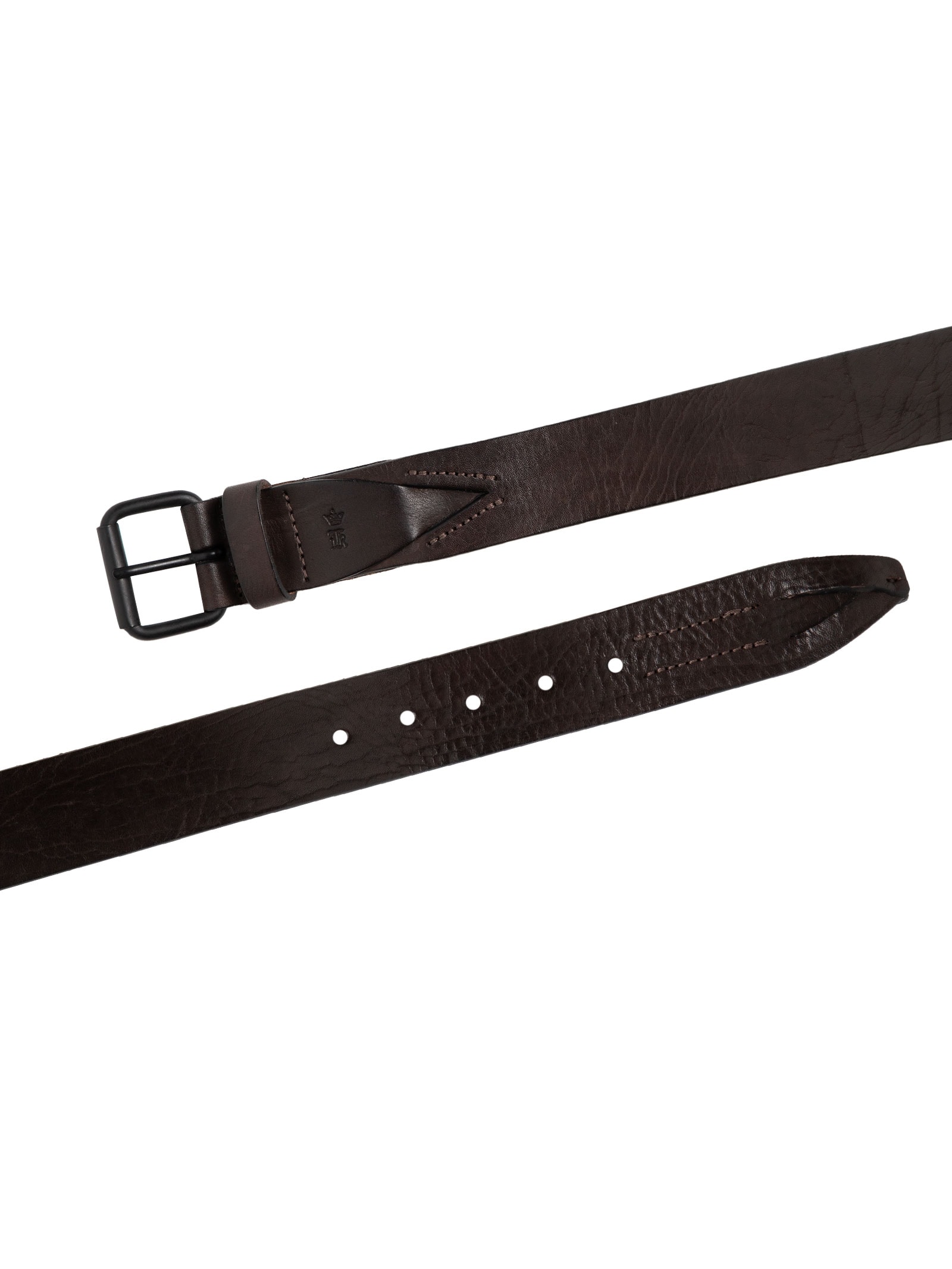 Cinto Masculino Couro Recorte  Marrom Sergio K