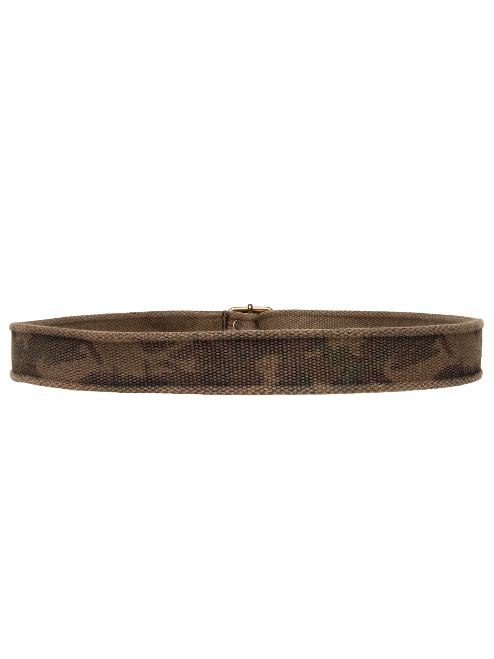 Cinto Masculino De Algodão Lavado Com Fivela Web Verde Levi's