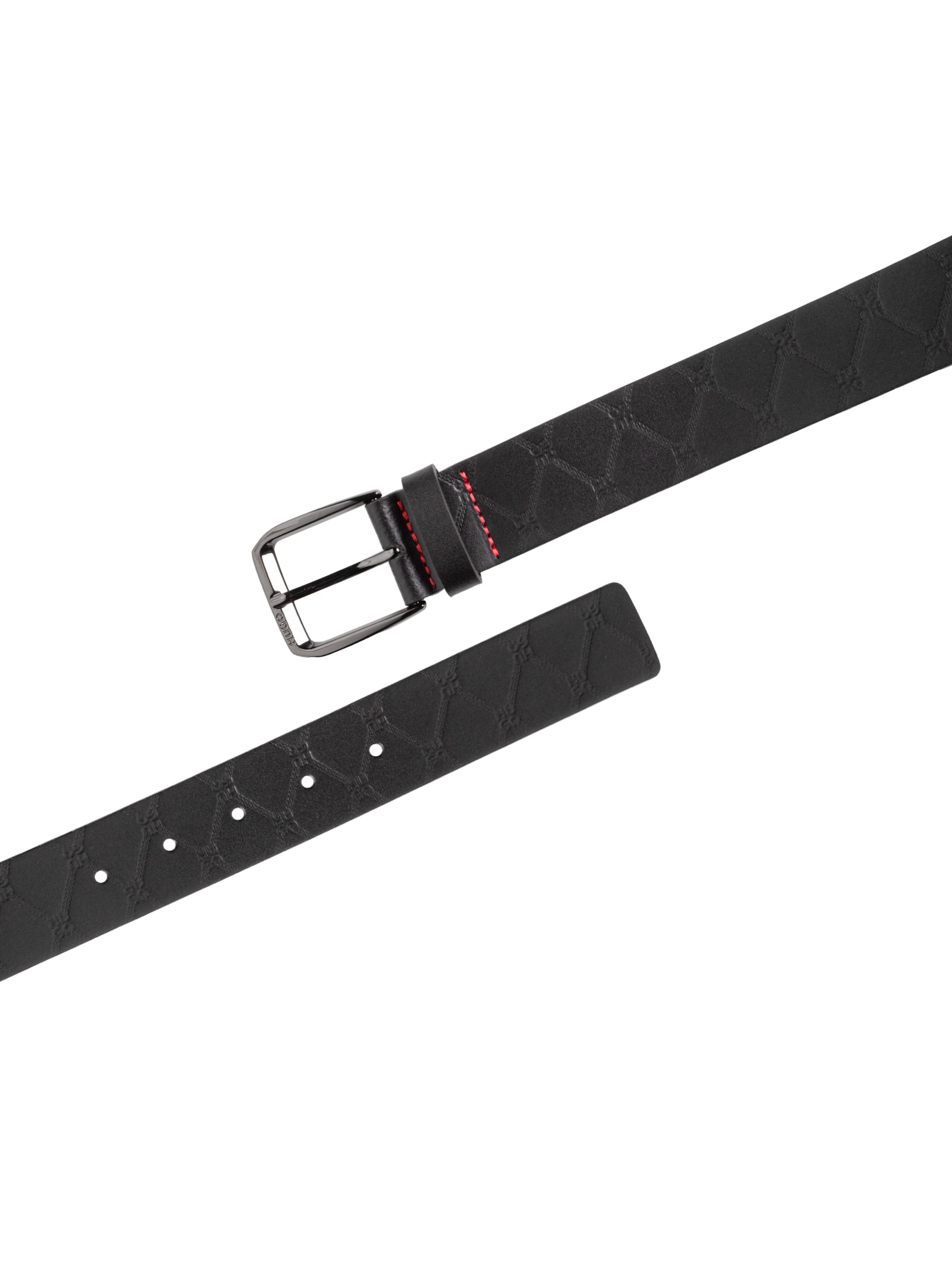 Cinto Masculino de Couro Gieul Preto Hugo