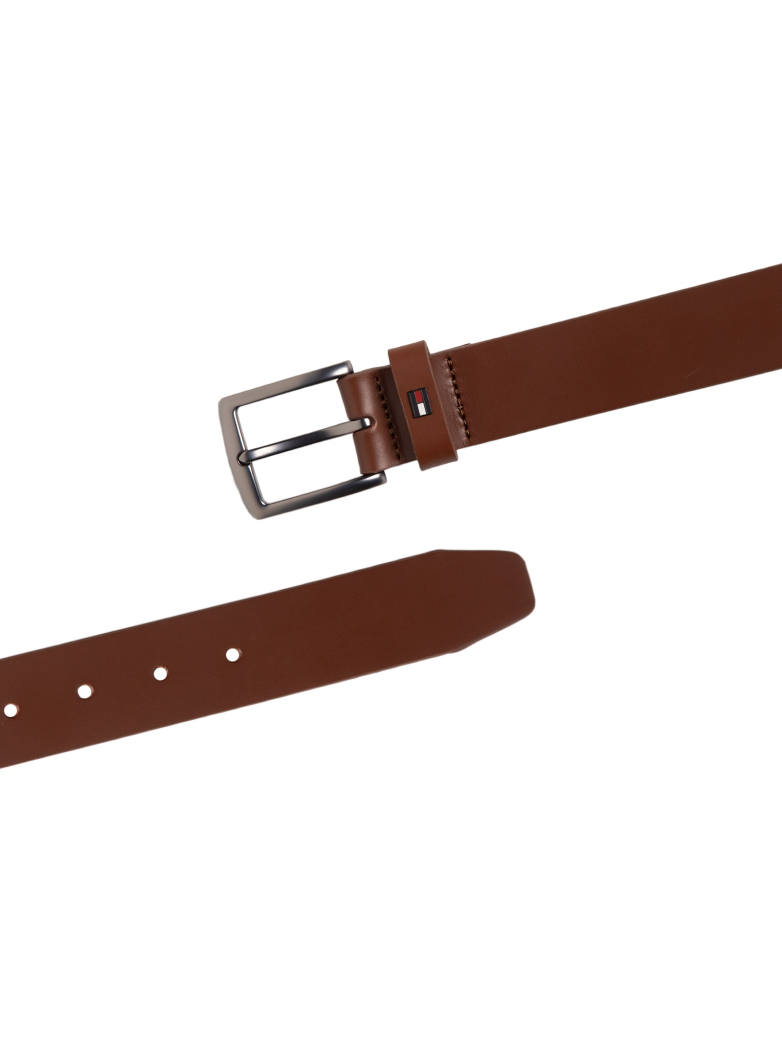 Cinto Masculino Denton 3.5 em Couro Marrom Tommy Hilfiger