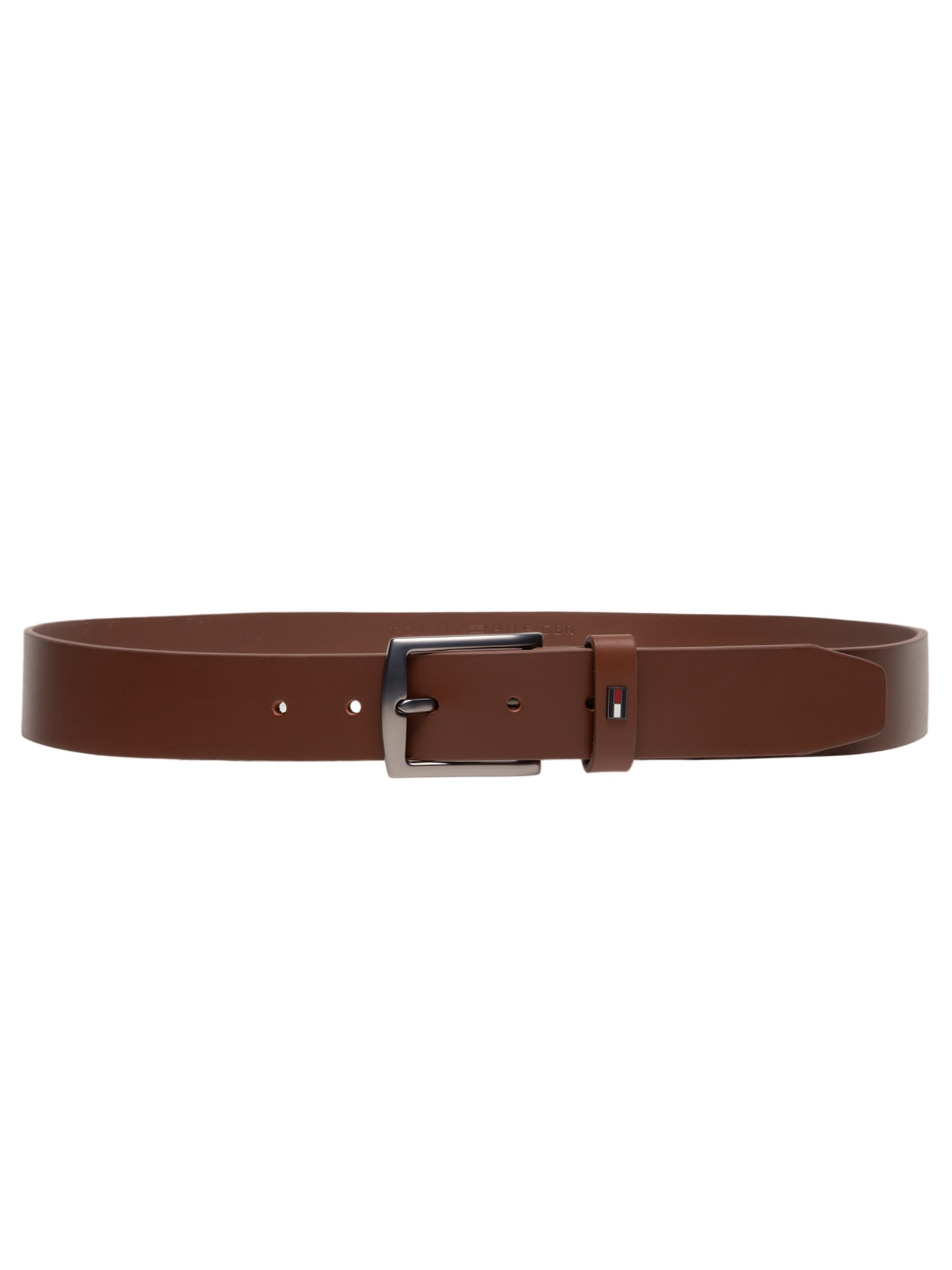 Cinto Masculino Denton 3.5 em Couro Marrom Tommy Hilfiger