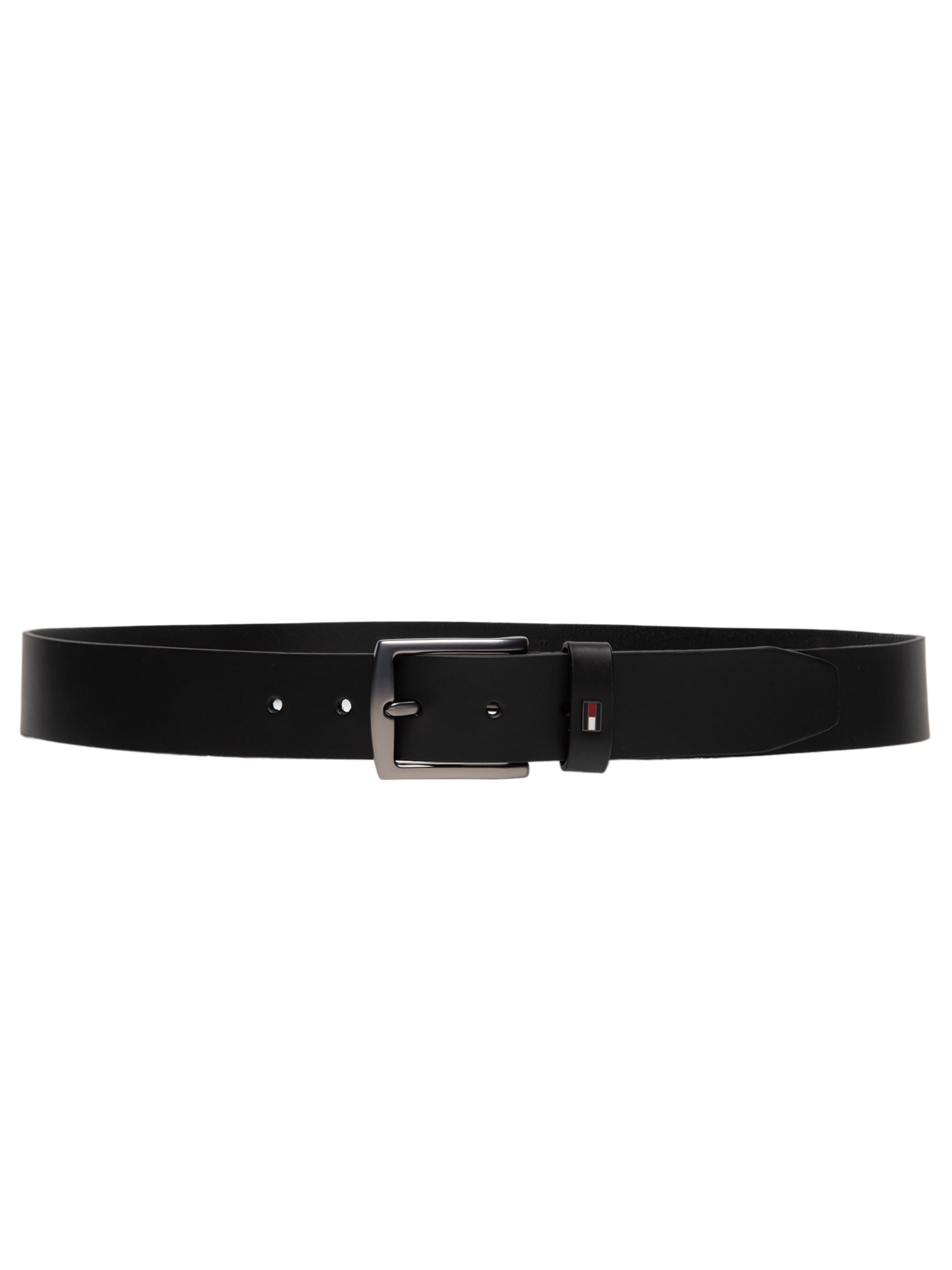 Cinto Masculino Denton 3.5 em Couro Preto Tommy Hilfiger