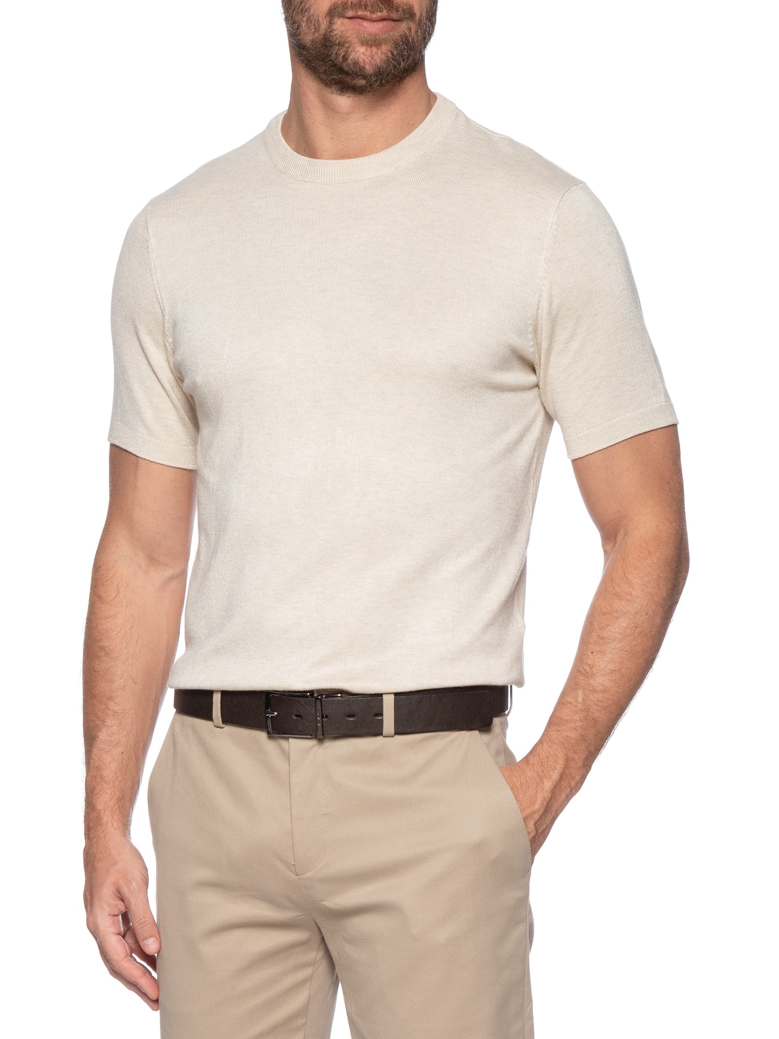 Cinto Masculino Dupla Face Floater Italy Marrom Aramis