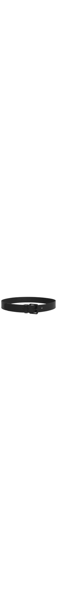 Cinto Masculino Em Couro Com Fivela Rolo - Preto