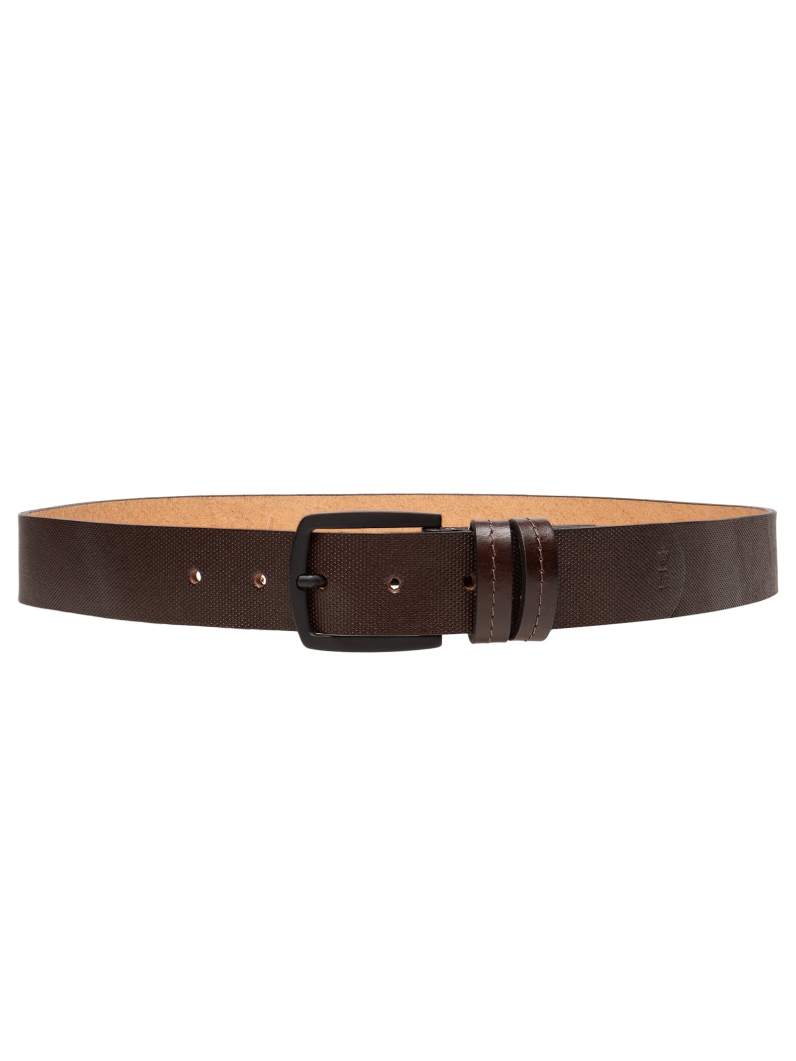 Cinto Masculino Em Couro Texture Marrom Sergio K