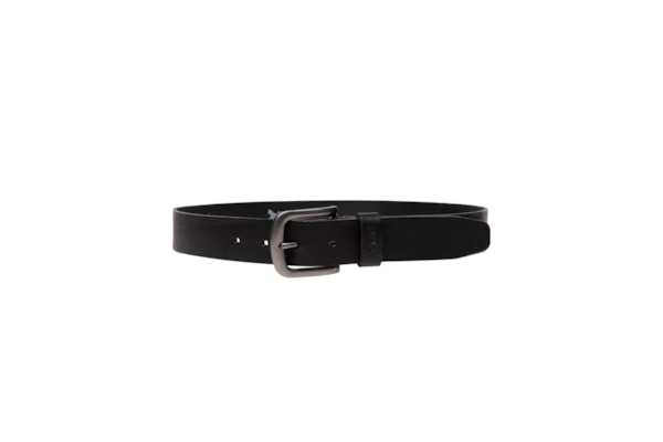 Cinto Masculino Icon Com Acabamento Tumbled - Preto