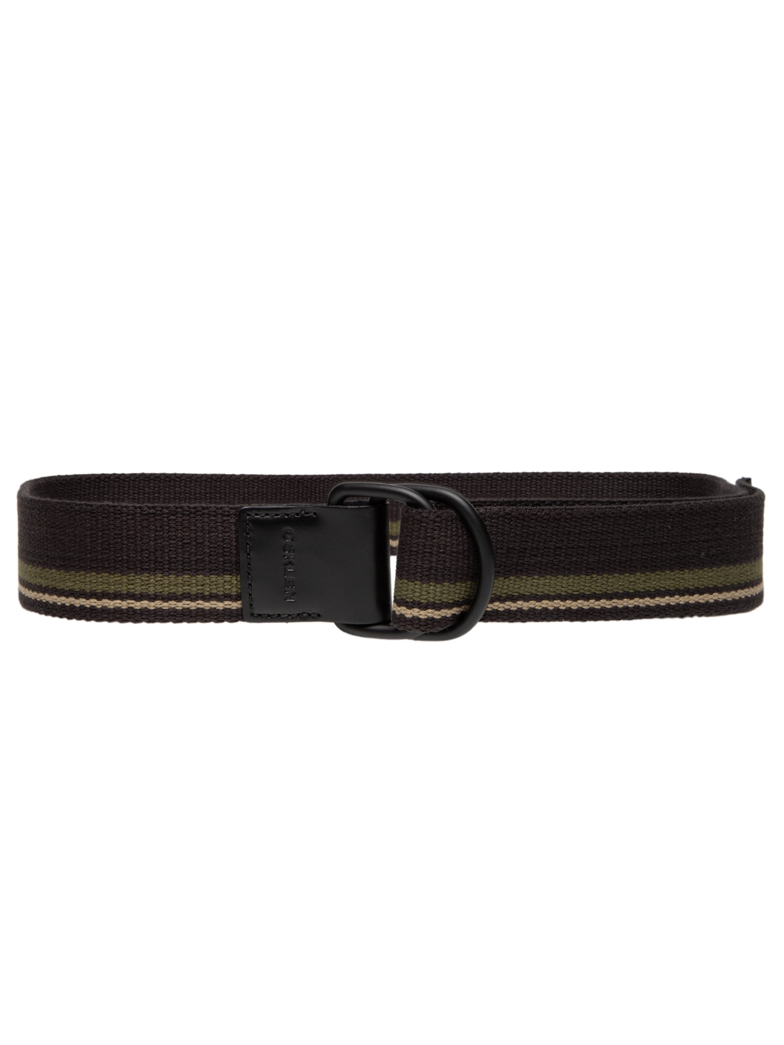 Cinto Masculino Listras Preto Osklen