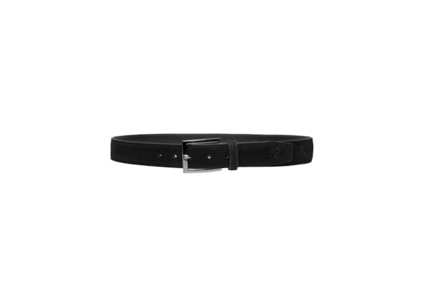 Cinto Masculino Social Em Camurça - Preto