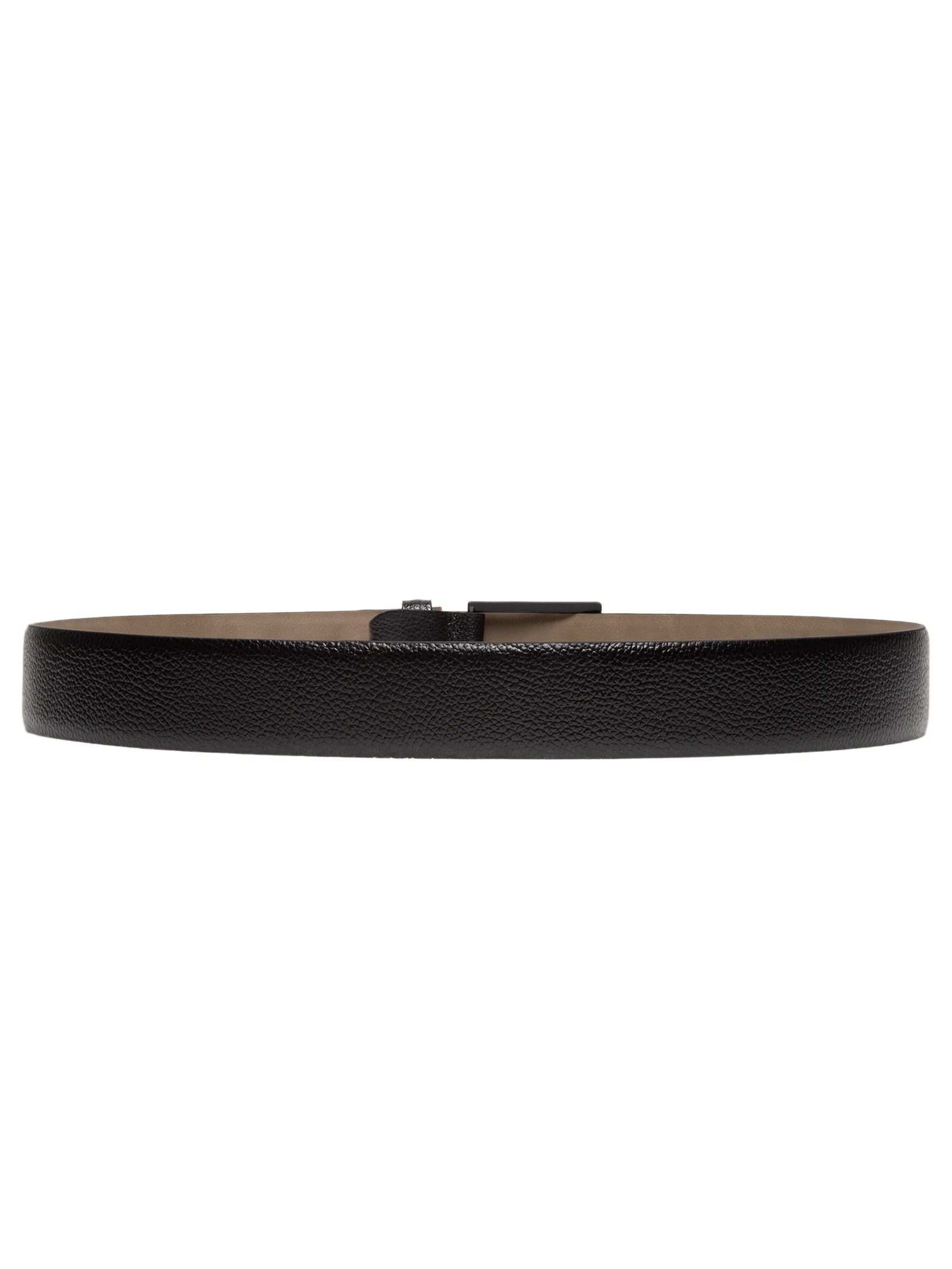 Cinto Masculino Social Em Couro Legítimo Preto '2 Essential