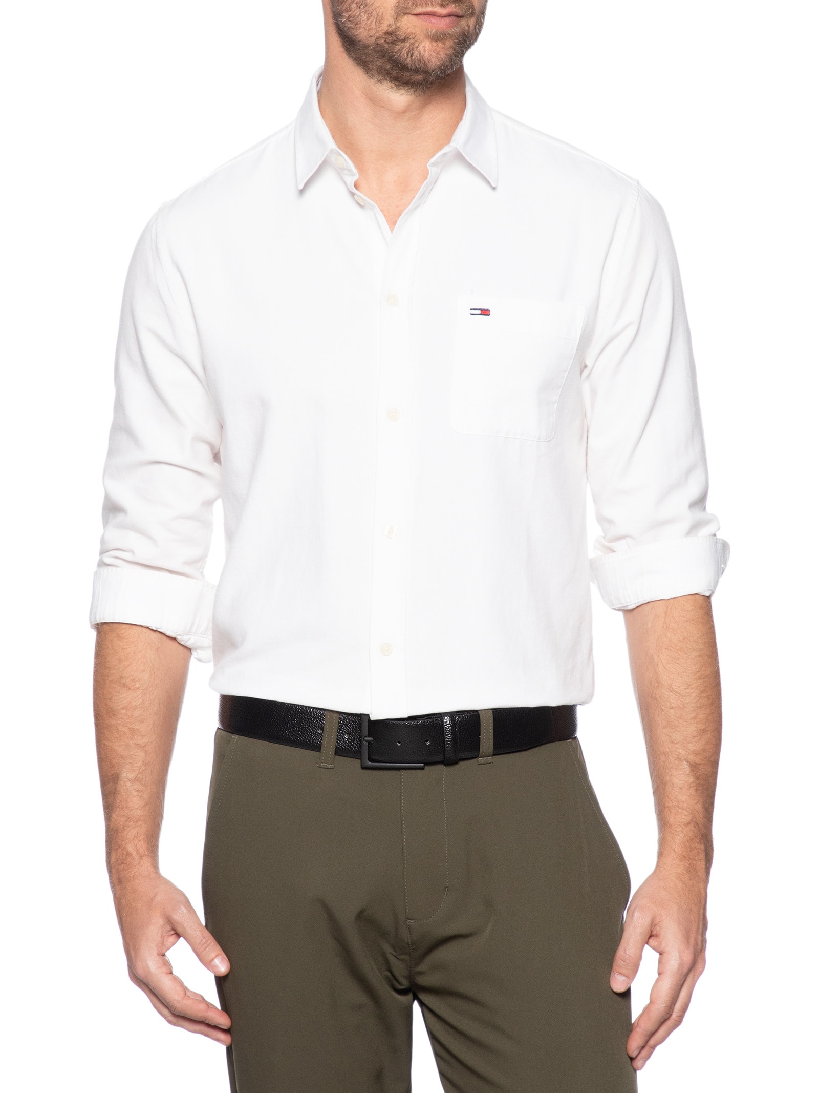 Cinto Masculino Social Em Couro Legítimo Preto '2 Essential