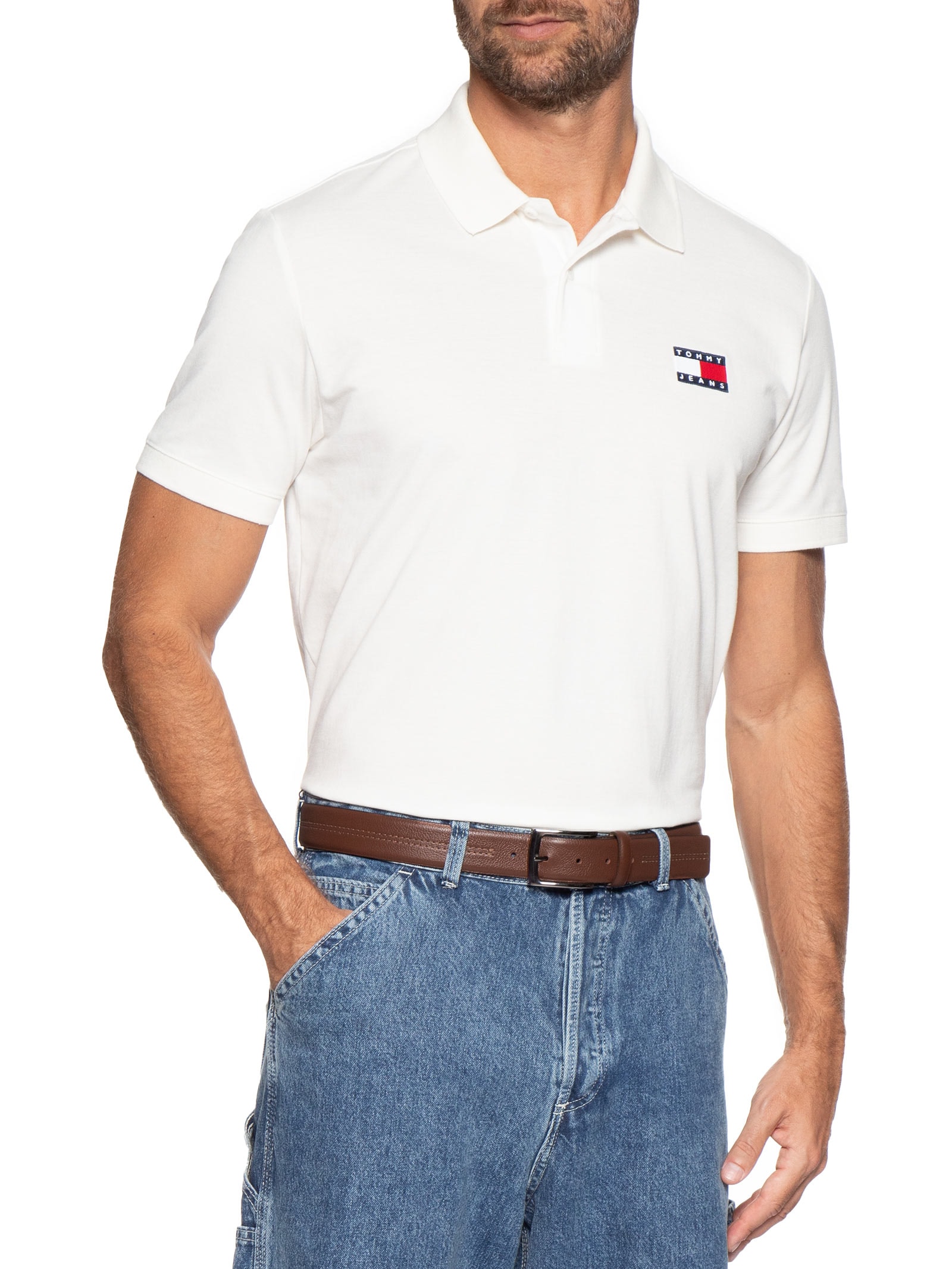 Cinto Masculino Social Pesponto Em Couro Marrom '2 Essential