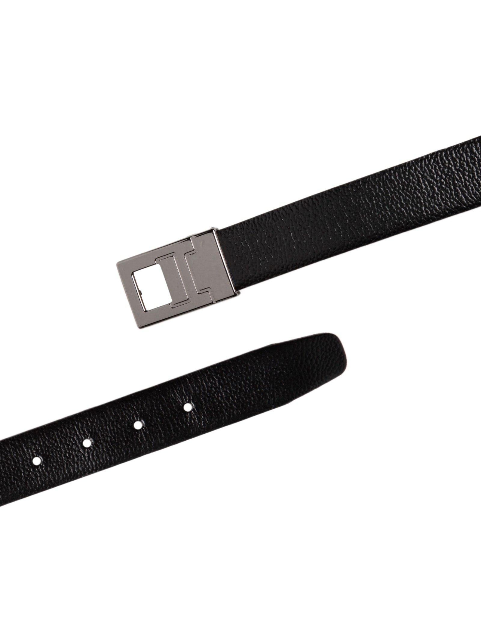 Cinto Masculino Social Reversível Couro Legítimo Preto '2 Essential