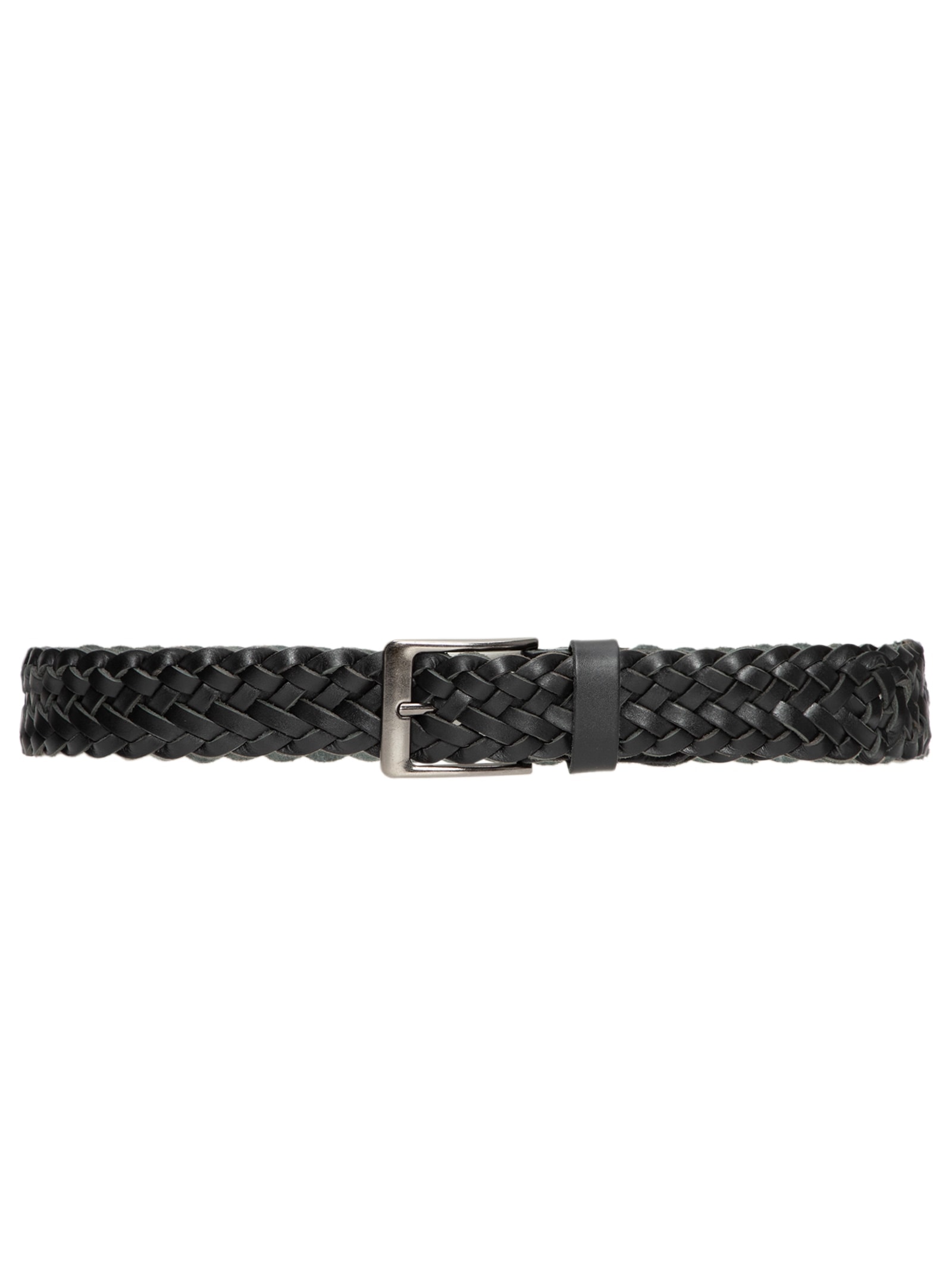 Cinto Masculino Trançado Couro Marrom '2 Essential