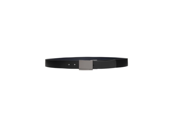 Cinto Médio Masculino Couro Gannon Soft - Preto