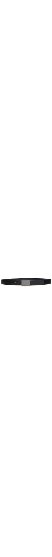 Cinto Médio Masculino Couro Gannon Soft - Preto