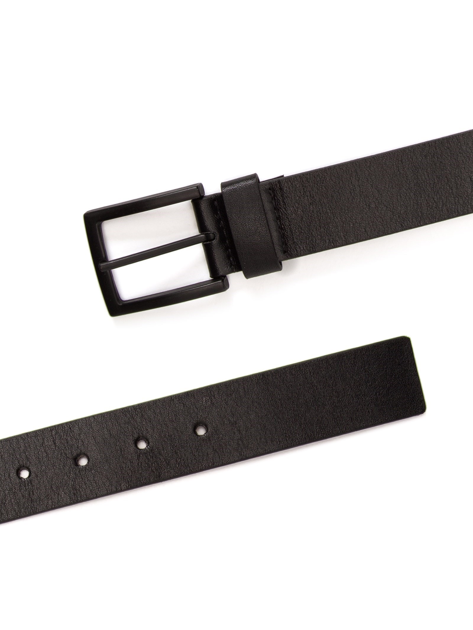 Cinto Médio Masculino E-Leather Preto Osklen