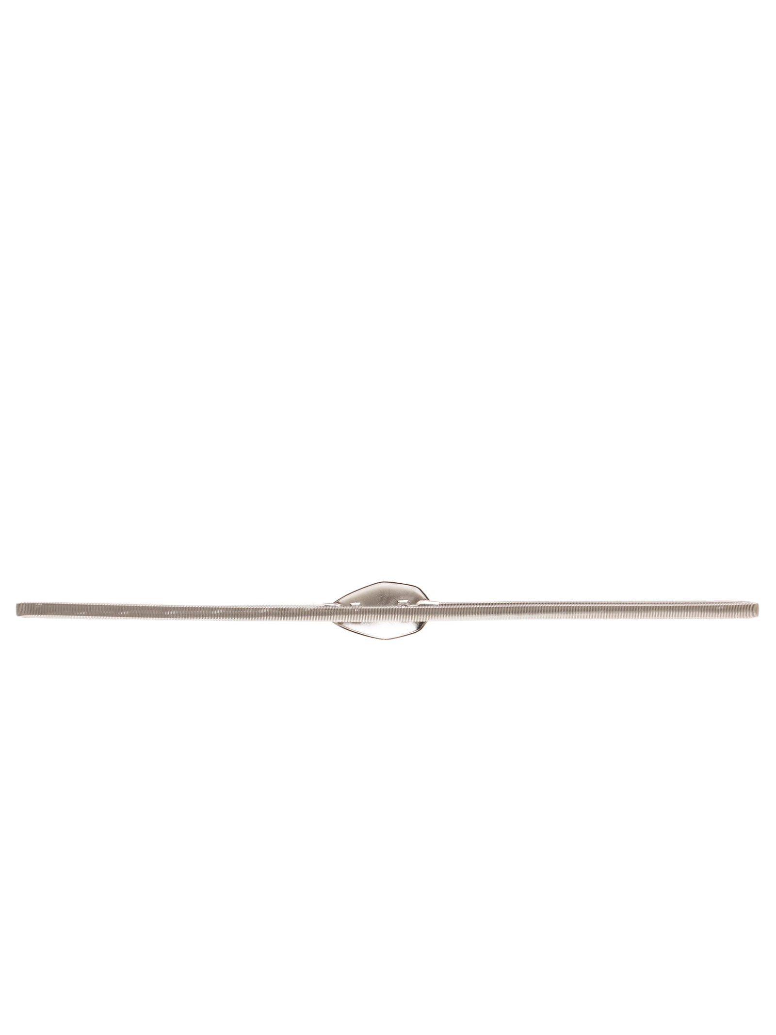 Cinto Mola Feminino Com Fivela Orgânica Prateado Market 33