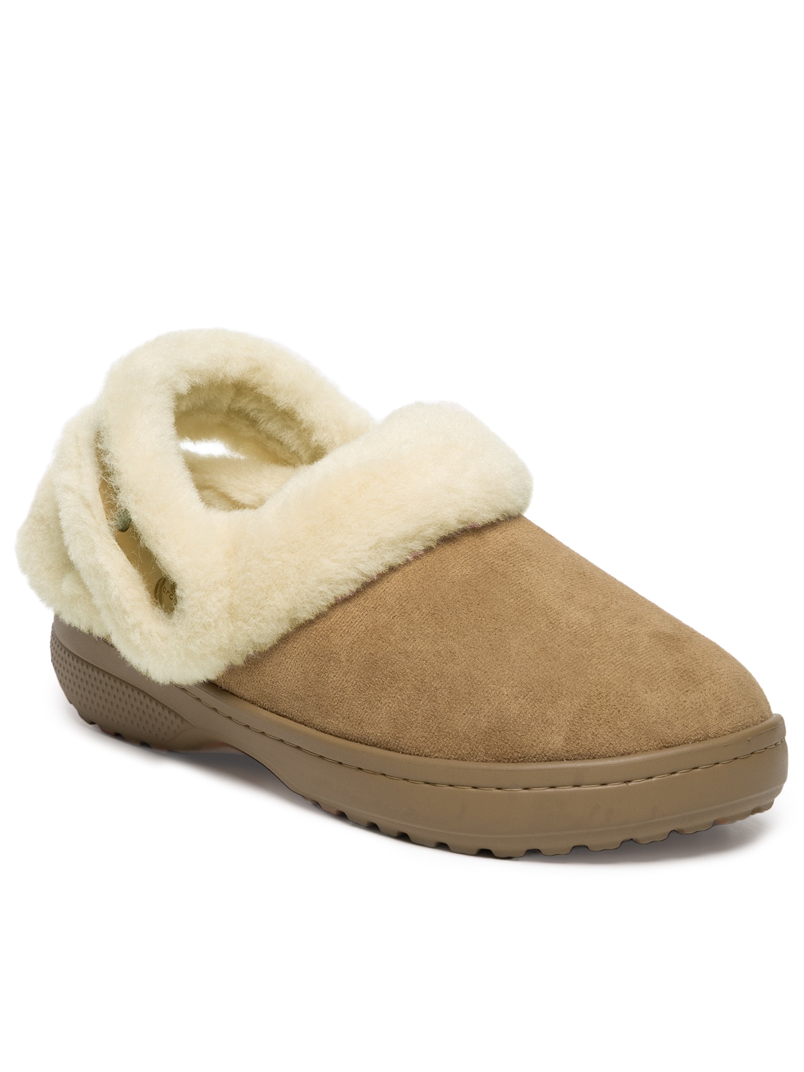 Clog Feminino Unforgettable Vegan Suede – Bege – Crocs