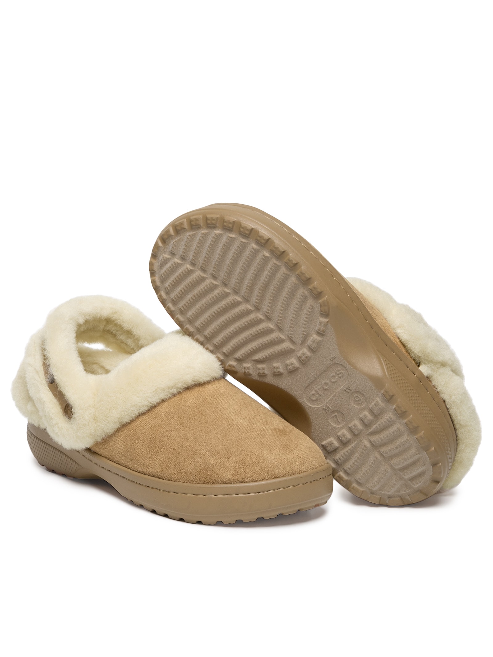 Clog Feminino Unforgettable Vegan Suede – Bege Crocs