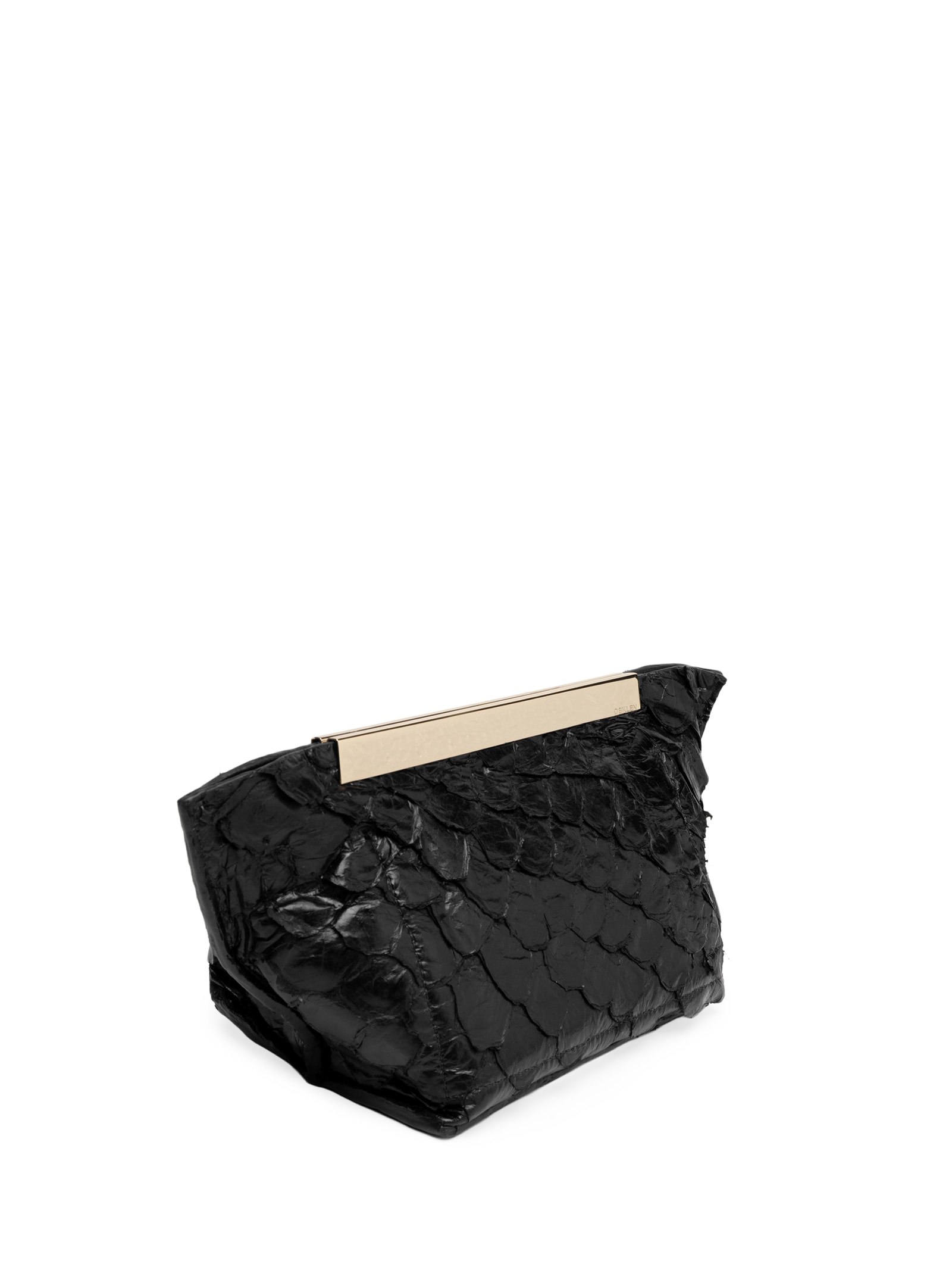 Clutch Feminina Pirarucu Ité Preto Osklen