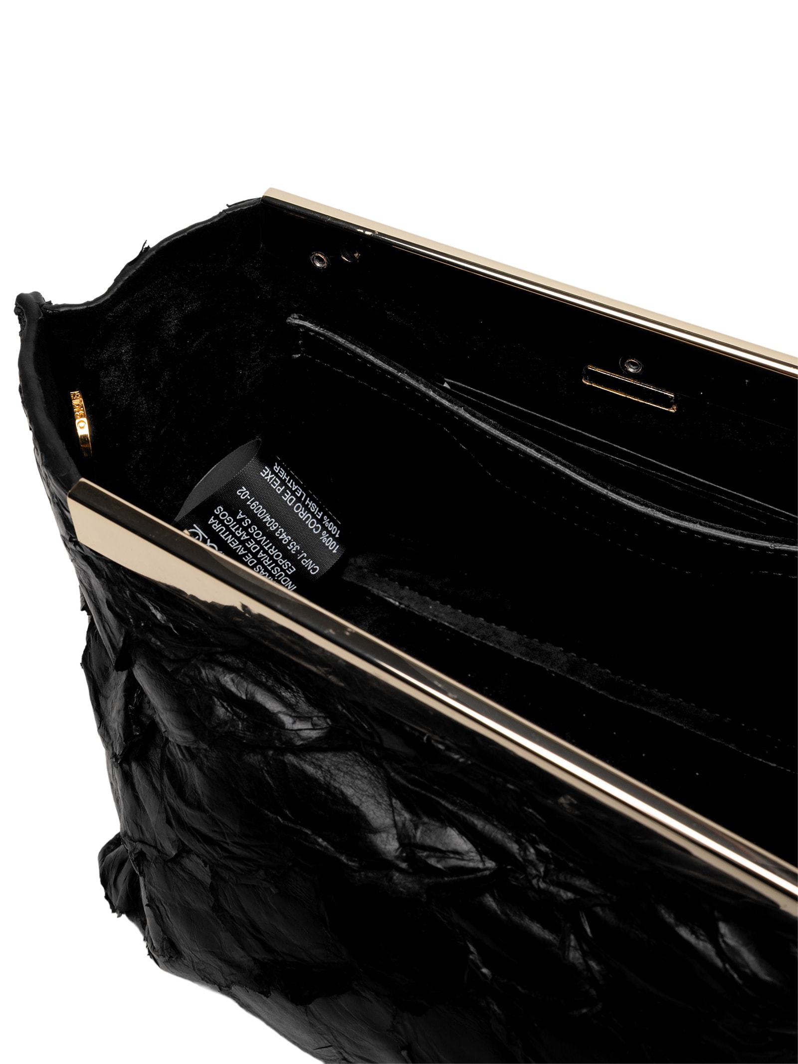 Clutch Feminina Pirarucu Ité Preto Osklen