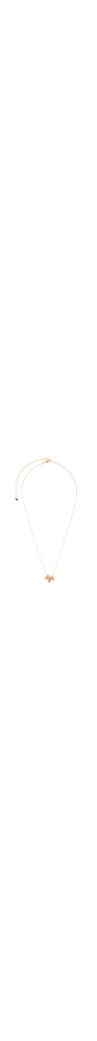 Colar Feminino 3 Rodinhas Trabalha Esferinhas - Duo Gold Ouro Mix - Dourado