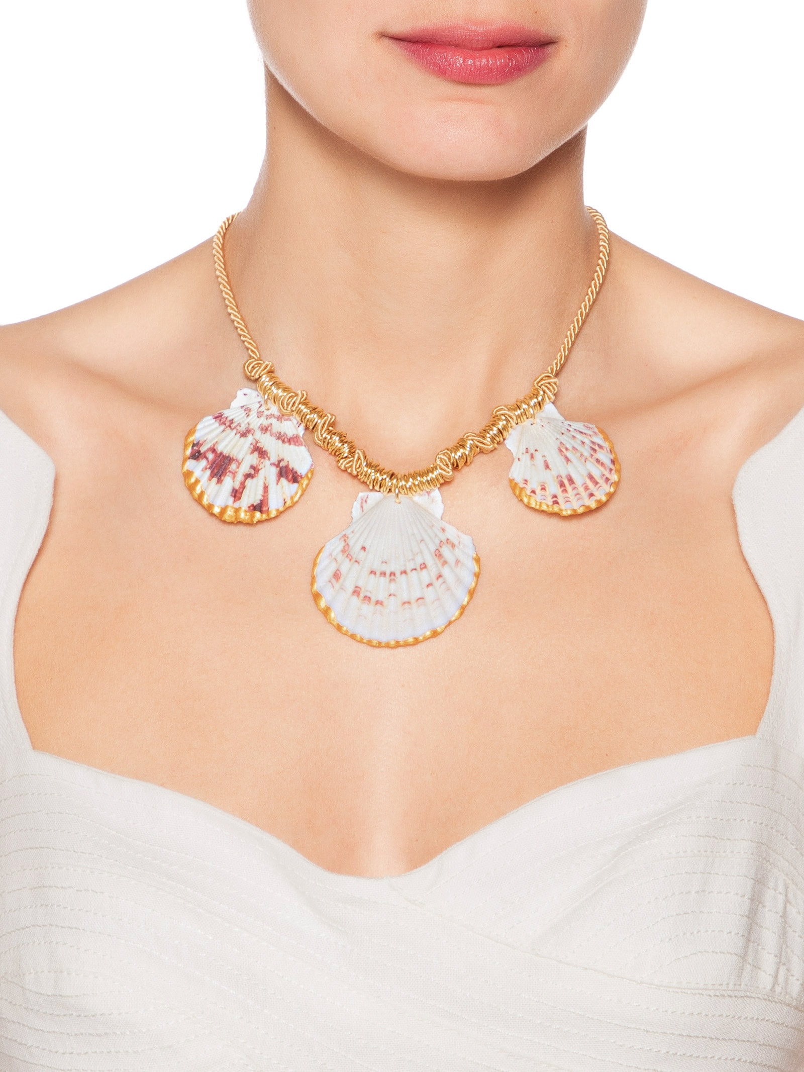 Colar Feminino Aquário Dourado Dress To