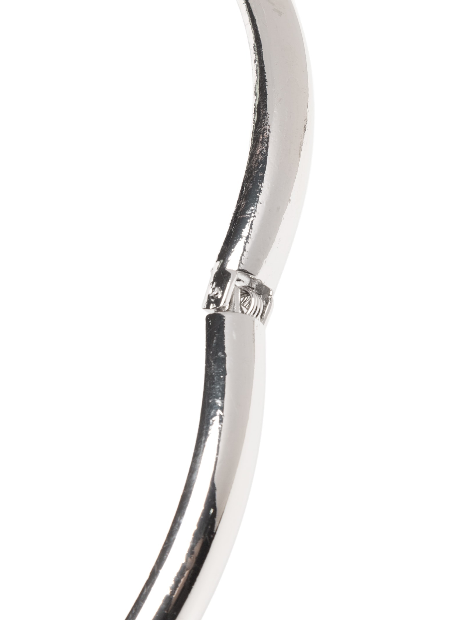 Colar Feminino Choker Assimétrica Prateado Market 33