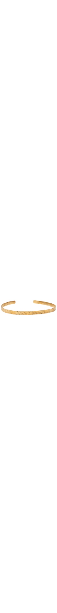 Colar Feminino Choker Slim Martelada - Dourado