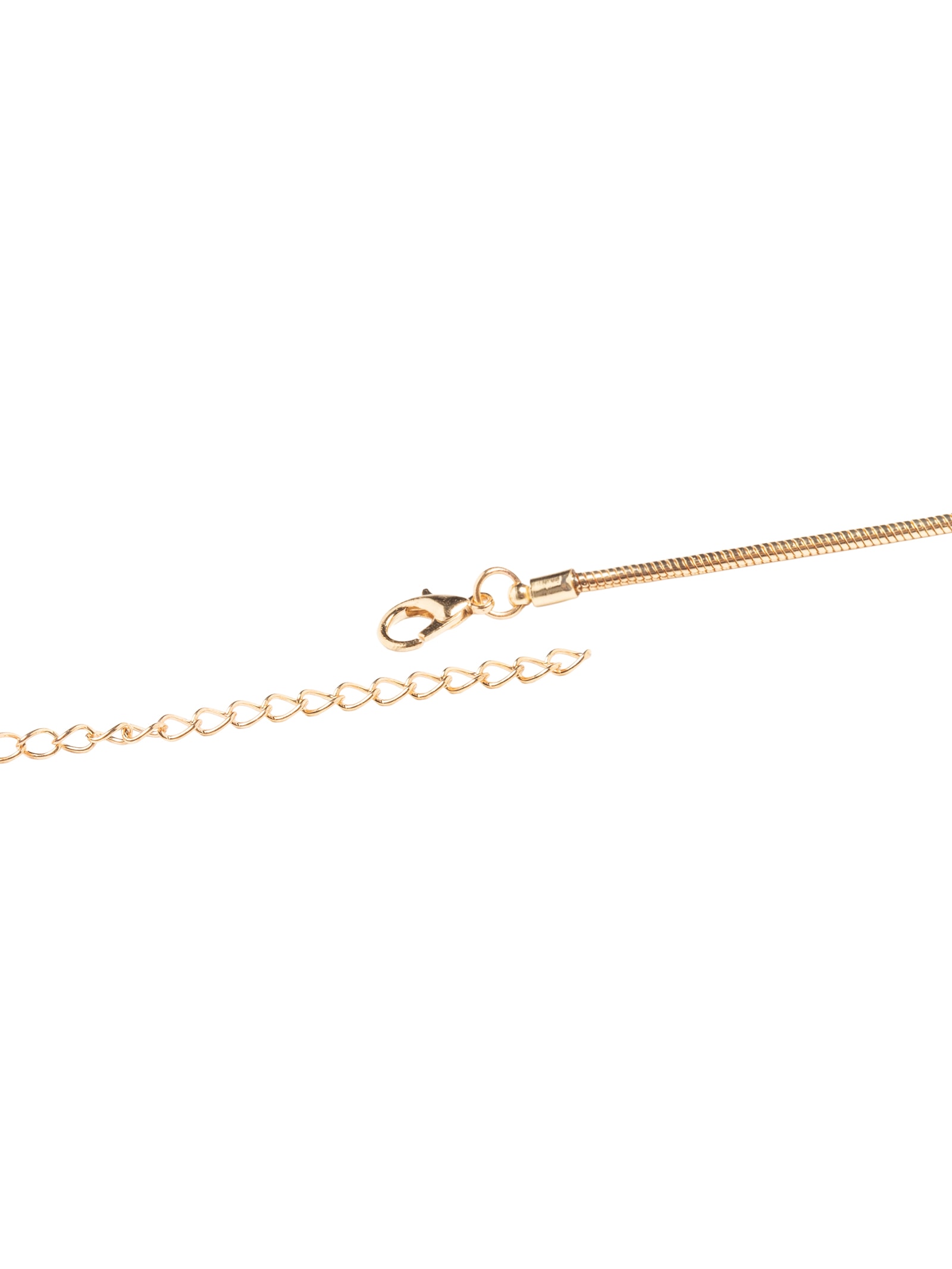 Colar Feminino Com Pingente Texturizado Dourado Market 33