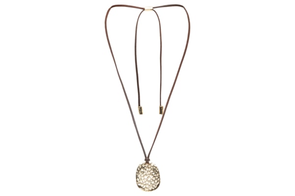 Colar Feminino com Pingentes de Metal Lisos Sienna - Dourado