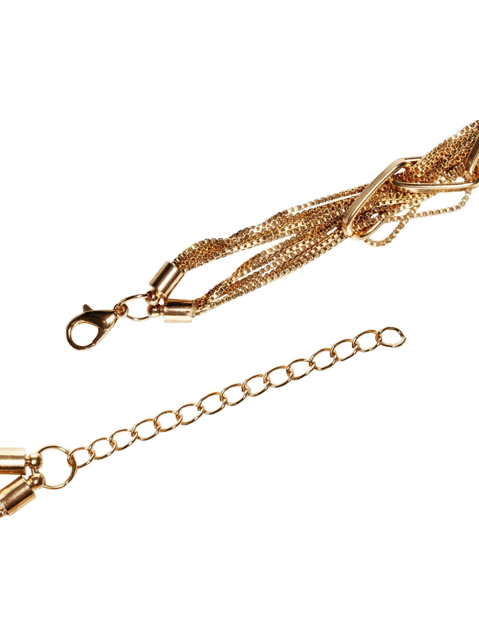 Colar Feminino Com Pingentes Dourado  Market 33