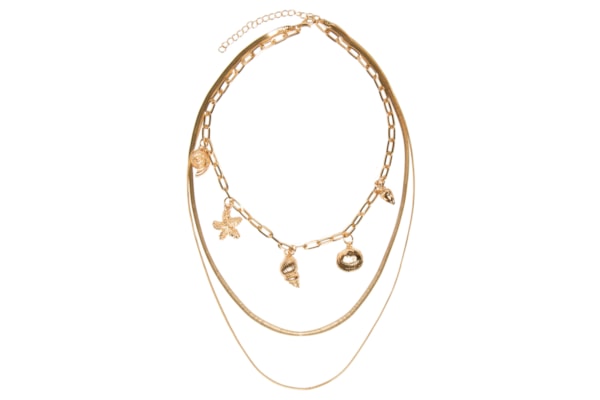 Colar Feminino Conchas - Dourado