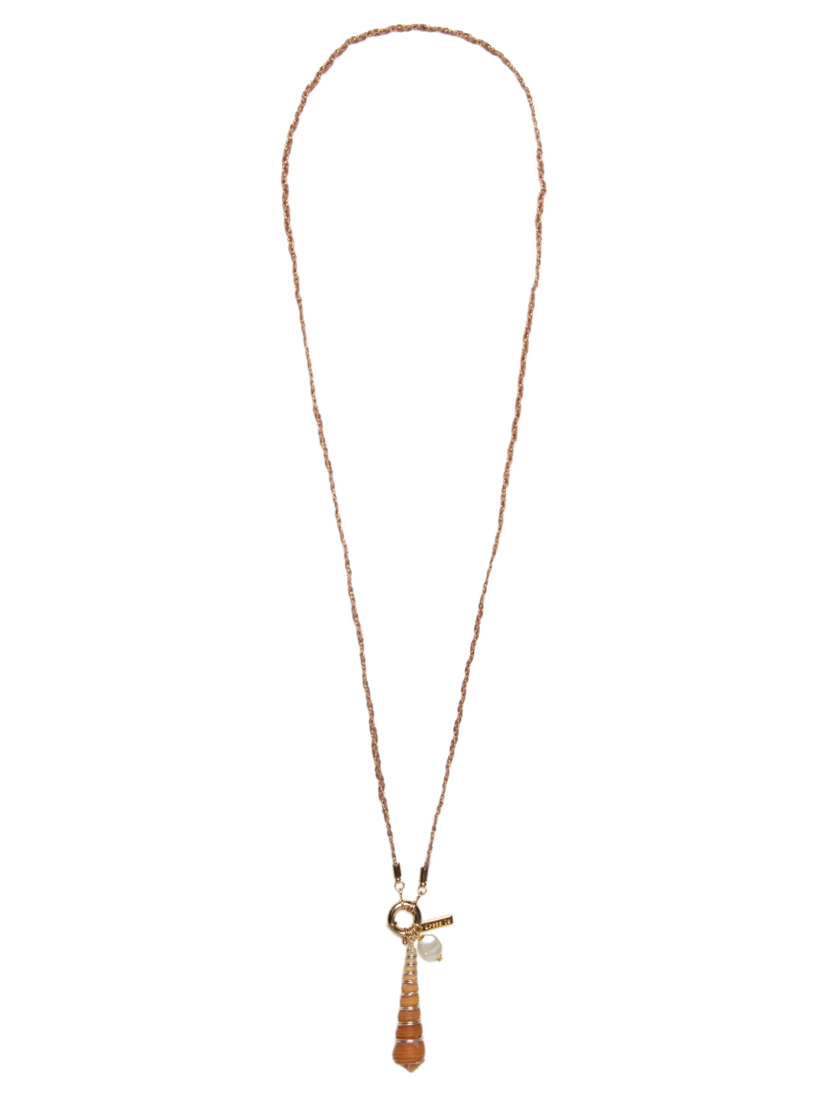 Colar Feminino Corda Leveza Marrom Dress To