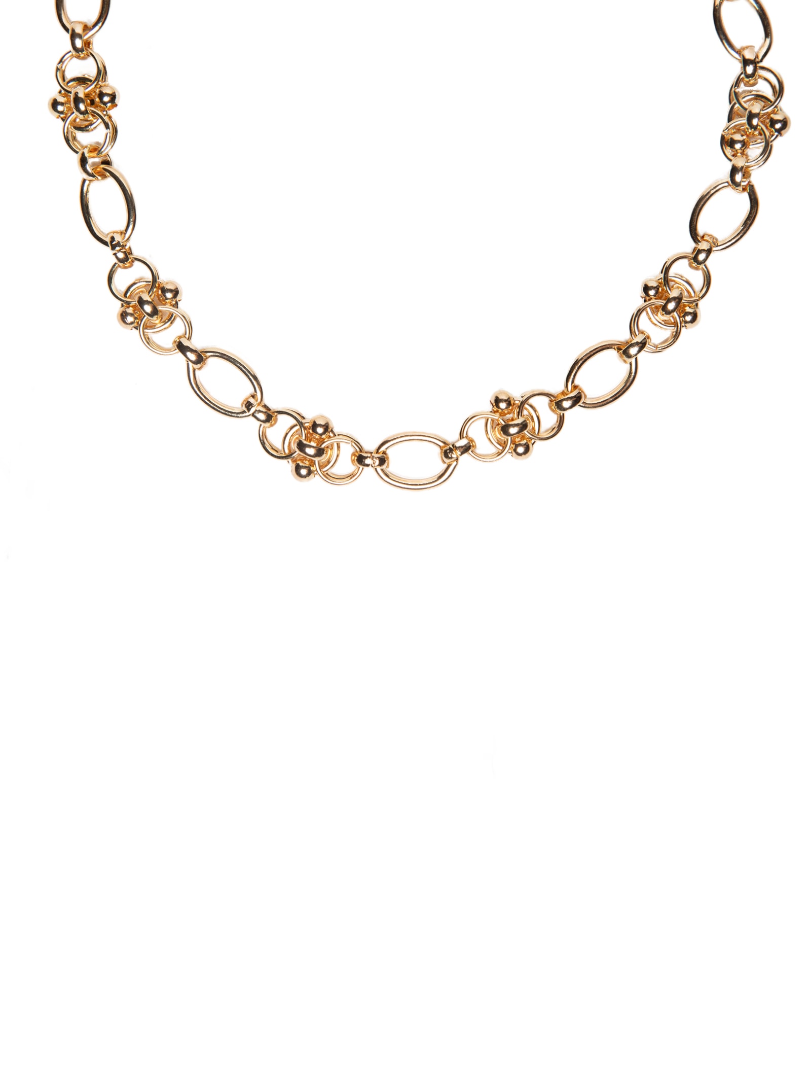 Colar Feminino Corrente Detalhada Dourado Basiq