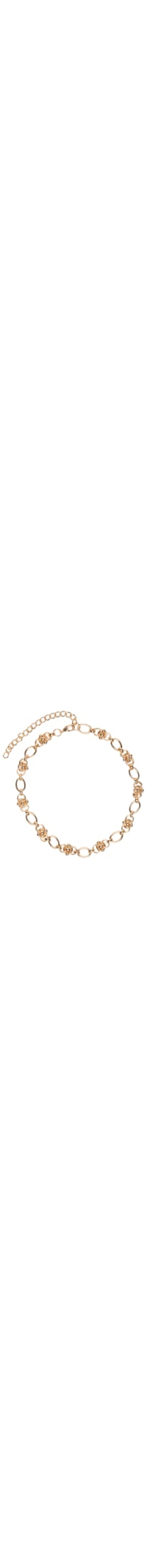 Colar Feminino Corrente Detalhada - Dourado