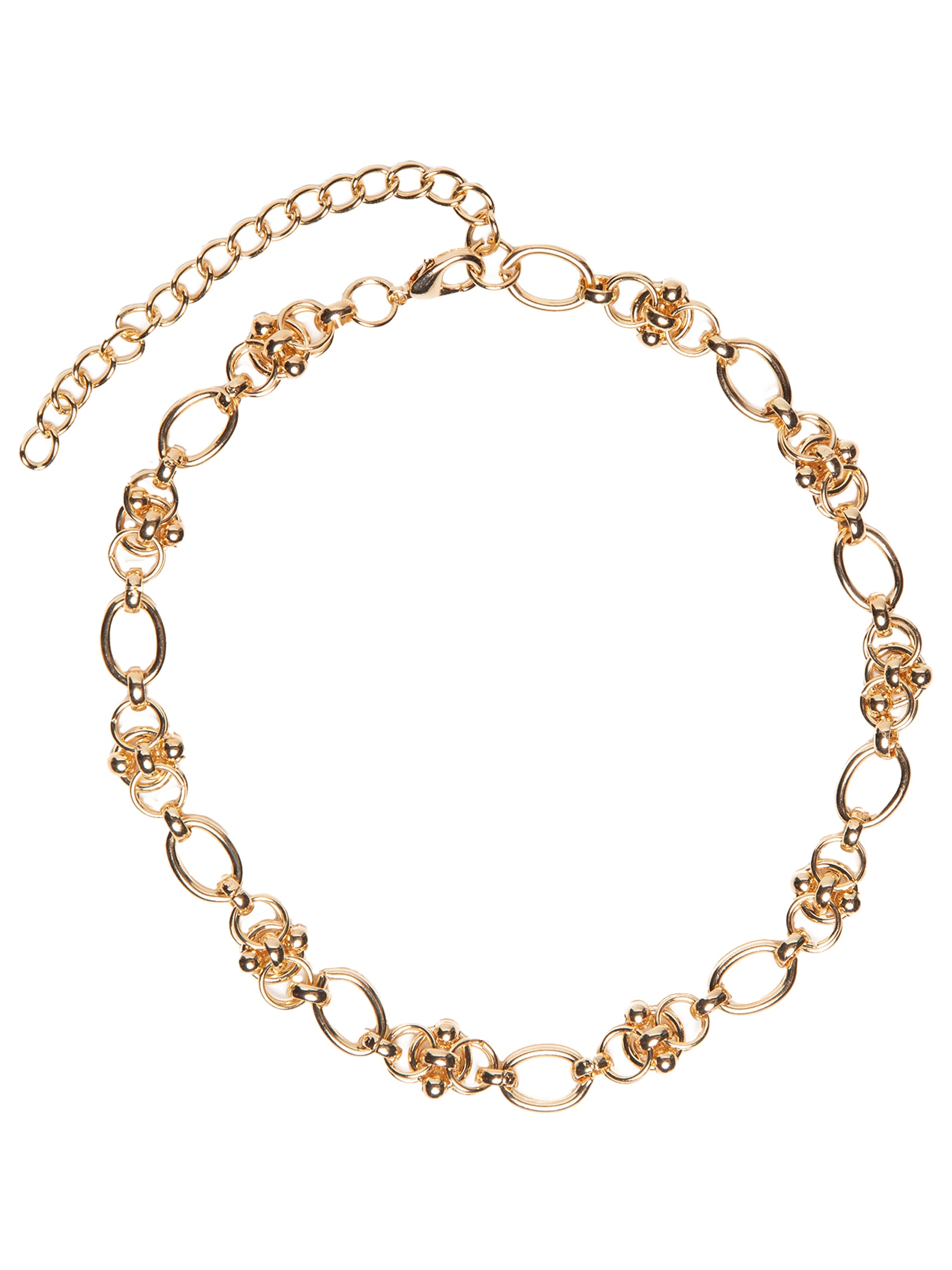 Colar Feminino Corrente Detalhada Dourado Basiq