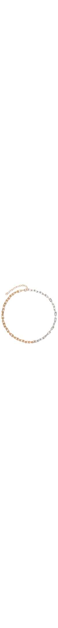 Colar Feminino Corrente Dois Banhos - Dourado