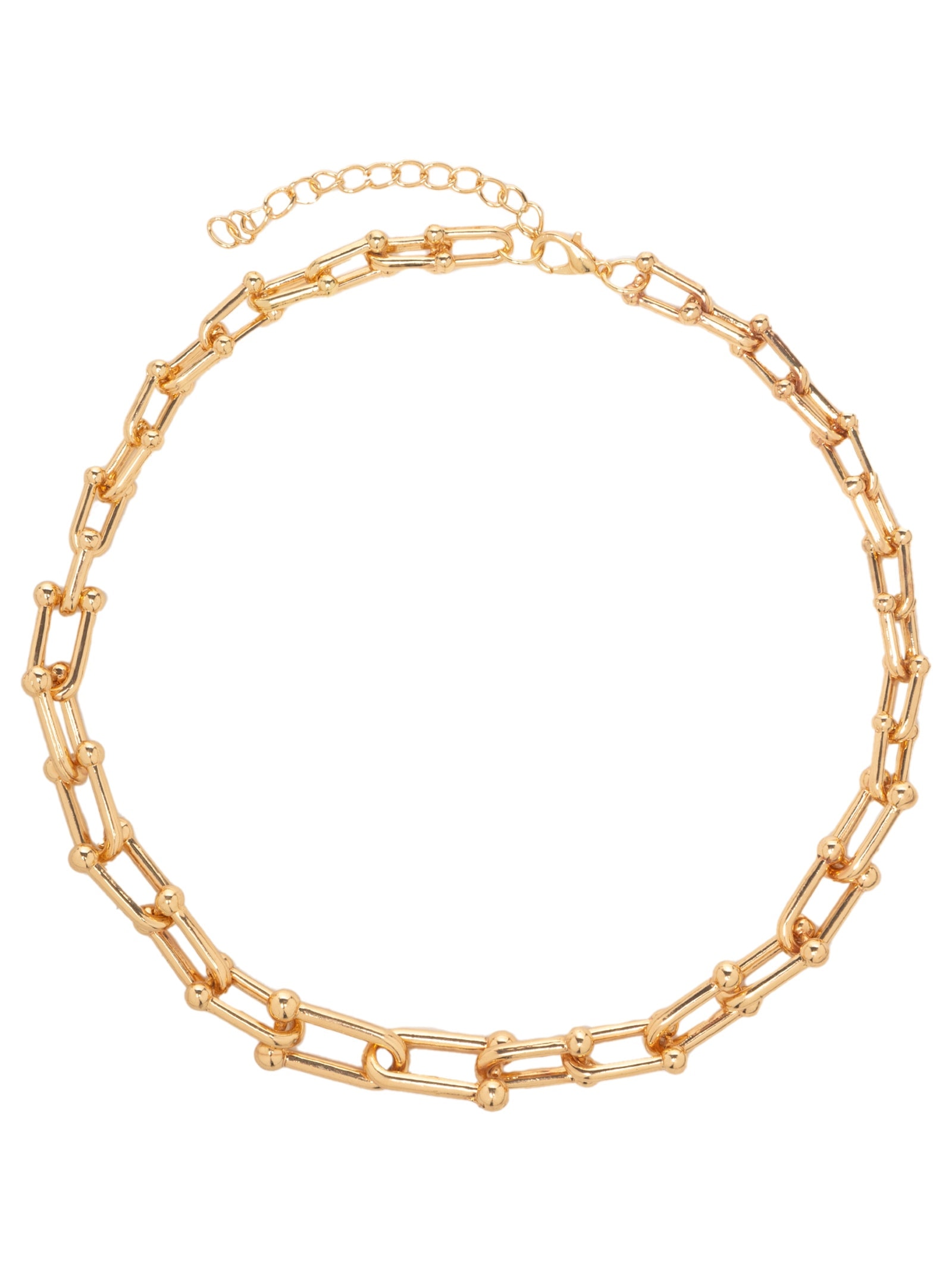 Colar Feminino Elos Dourado Market 33