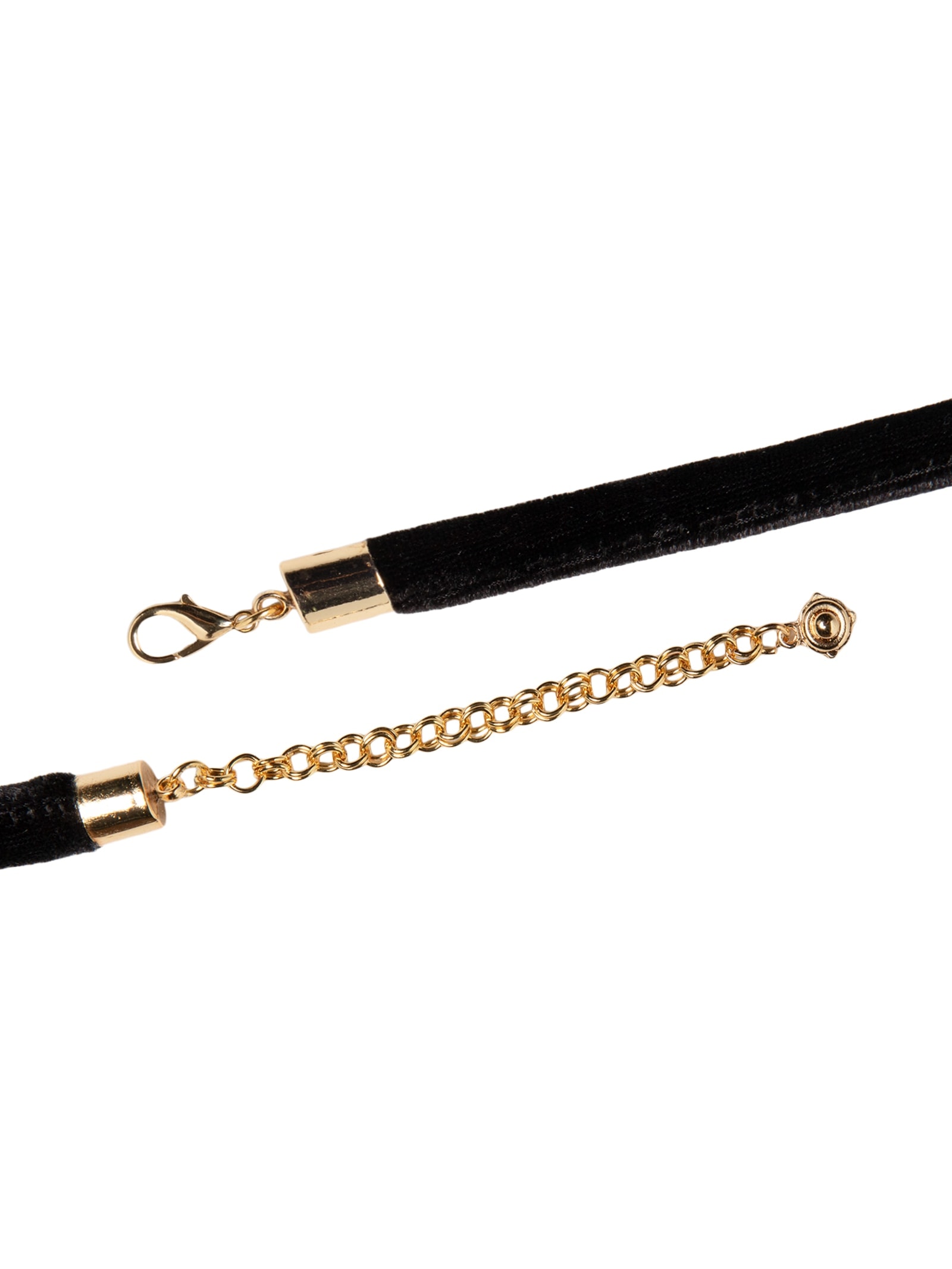 Colar Feminino Em Veludo Com Pingente Marrom '2Essential