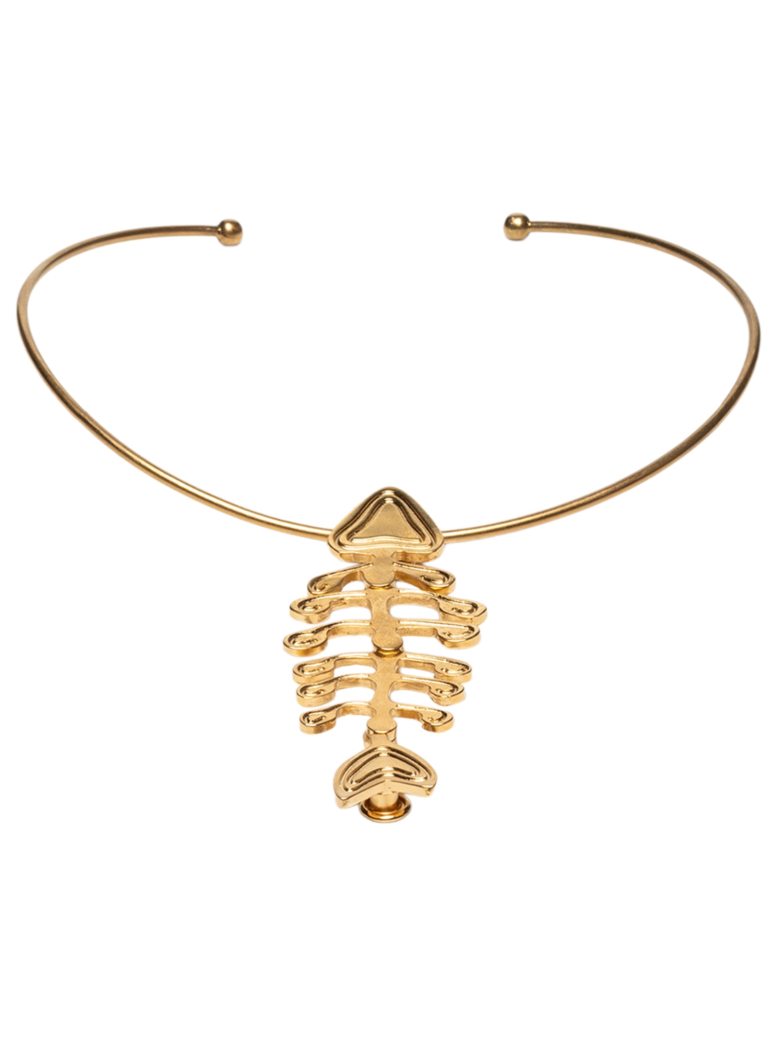 Colar Feminino Escama Dourado Dress To