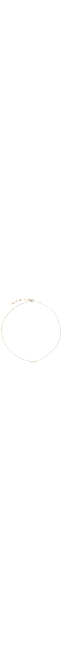 Colar Feminino Fio Zircônia - Dourado