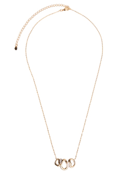 Colar Feminino Linhas Orgânicas Slim+Crav - Dourado