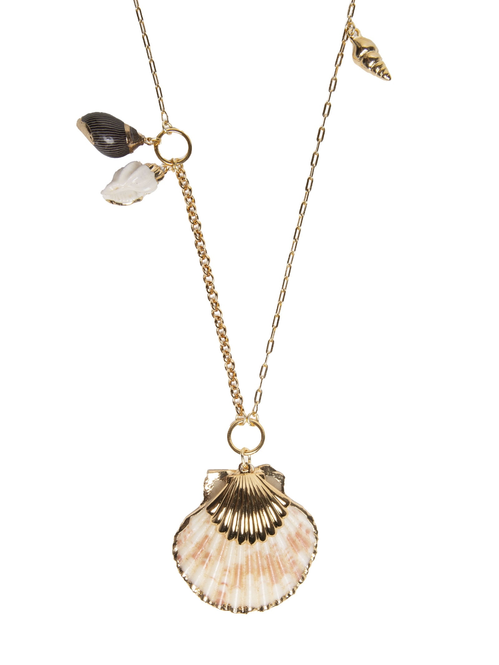 Colar Feminino Maxi Conchas Dourado Dress To