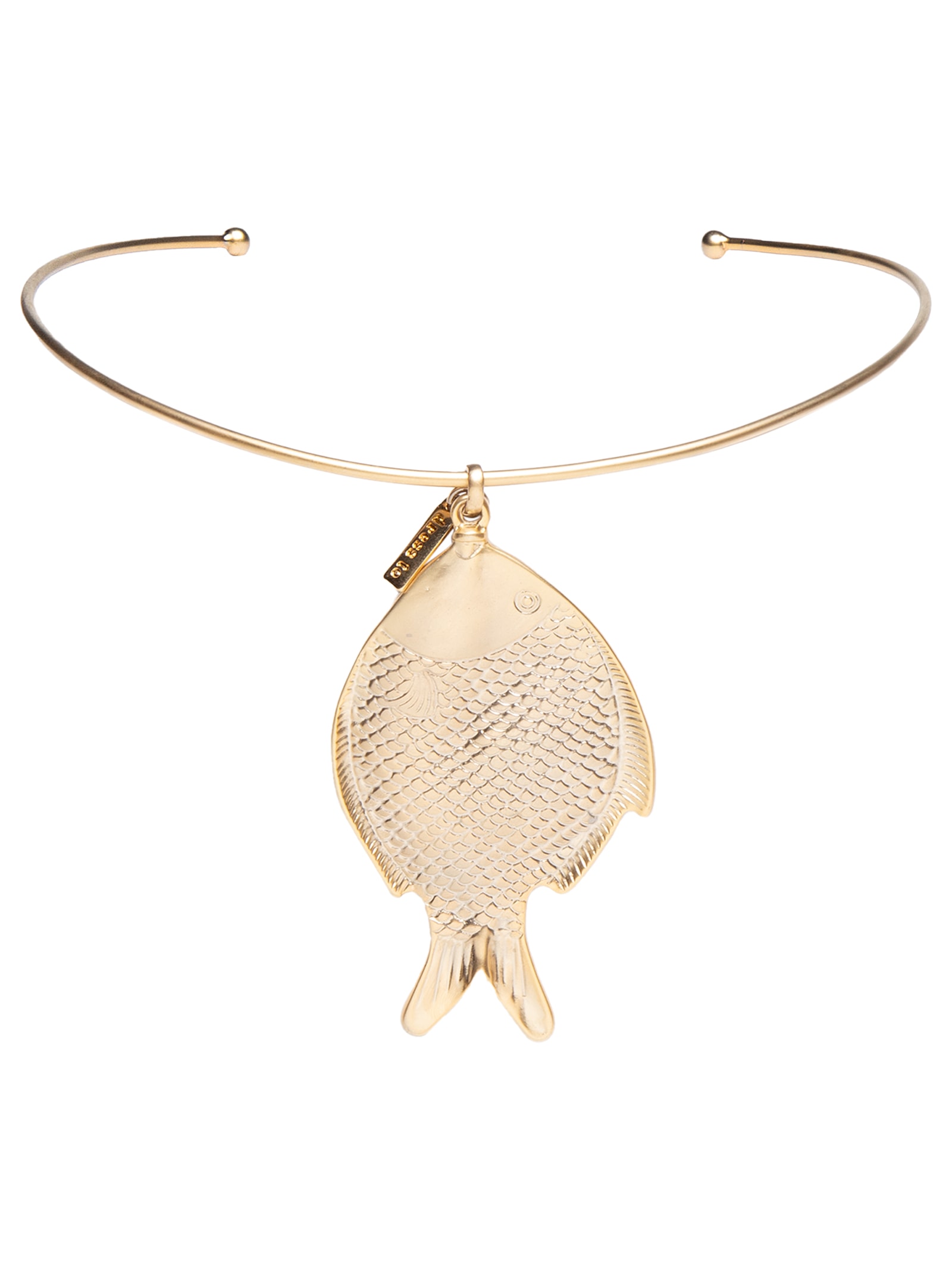 Colar Feminino Maxi Peixito Dourado Dress To